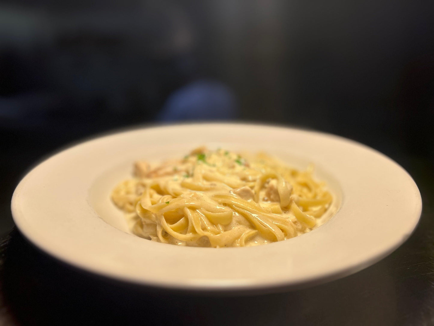 Fettuccine Chicken Alfredo - Vincenzo's Kitchen