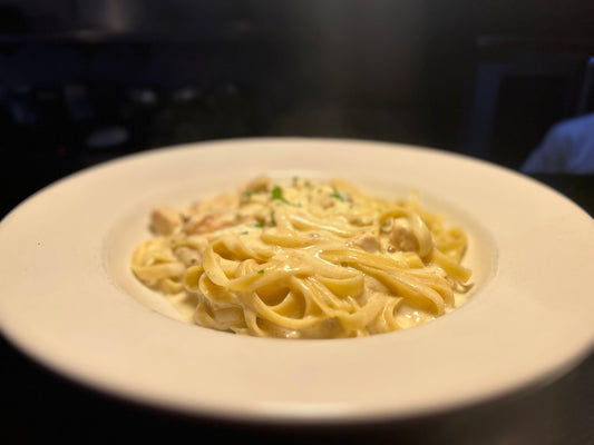Fettuccine Chicken Alfredo - Vincenzo's Kitchen