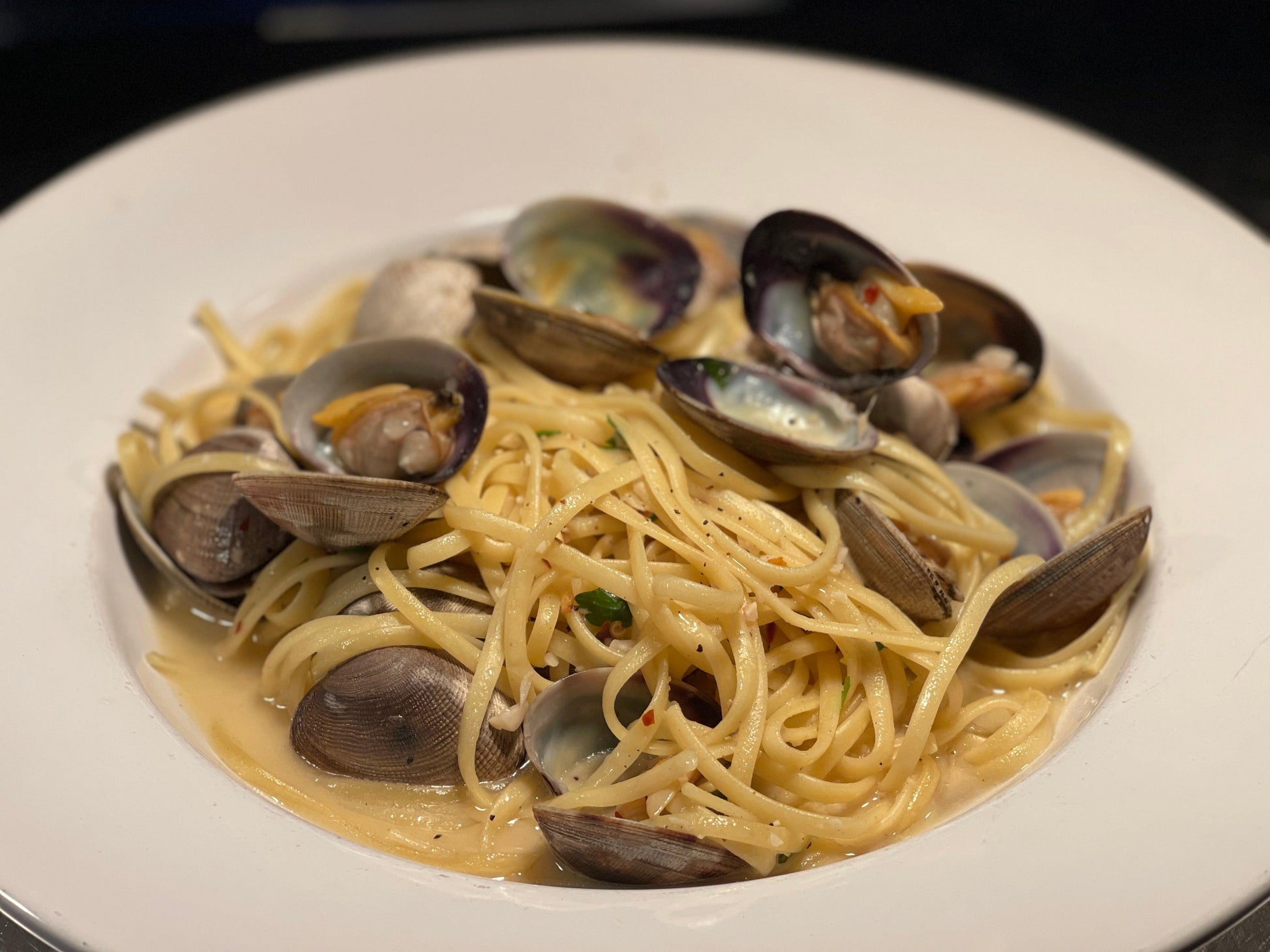 Linguini Con Vongole - Vincenzo's Kitchen
