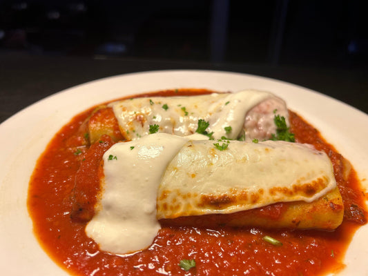 Chicken-Spinach Cannelloni - Vincenzo's Kitchen