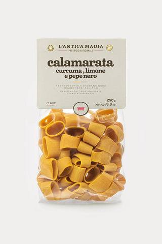 L'Antica Madia Calamarata with Turmeric, Lemon & Black Pepper