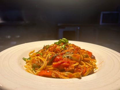 Spaghetti Puttanesca - Vincenzo's Kitchen