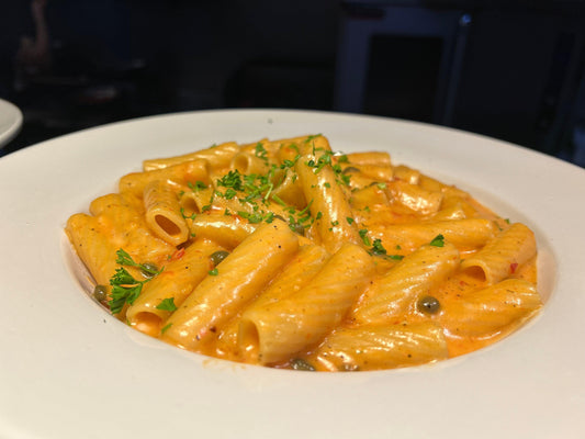 Rigatoni Salmone Affumicato - Vincenzo's Kitchen