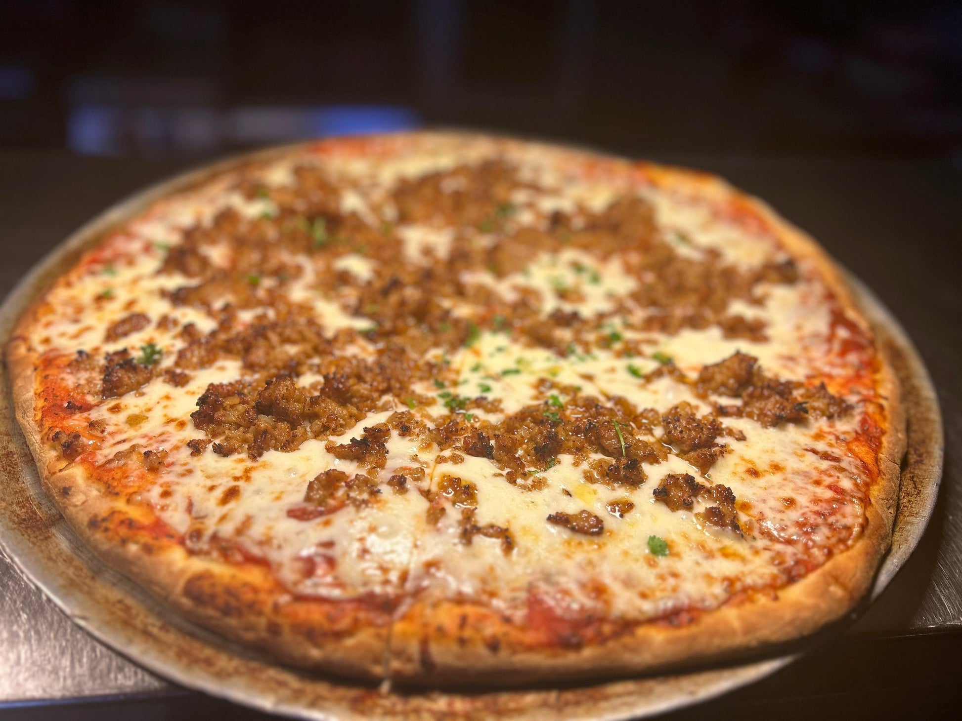 Sausage Pizza - Vincenzo's Kitchen